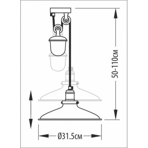 Люстра Pikart HAT & COUNTERWEIGHT 1852-4