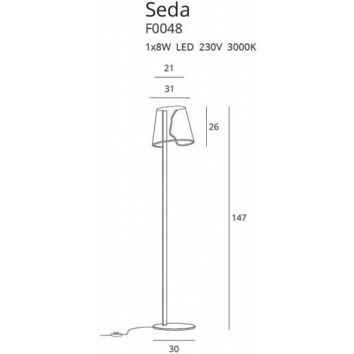 Люстра Searchlight ALPHA 2906-6GO