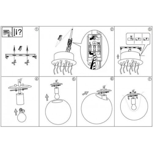 Люстра Ideal Lux MAPA SAT 176062