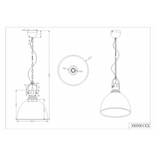 Люстра Trio JASPER 300500104