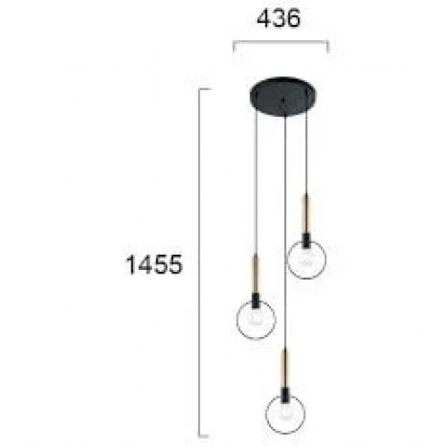 Люстра Viokef STAR 4230400