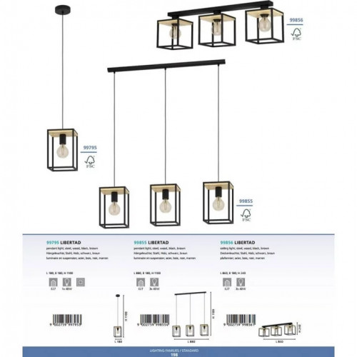 Люстра Ideal Lux BOA 160863