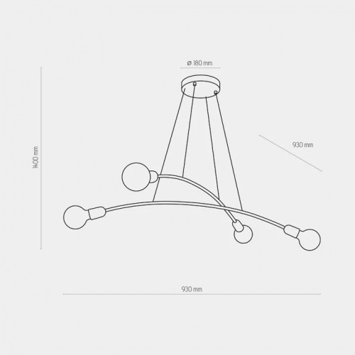 Люстра TK Lighting HELIX GOLD 2727