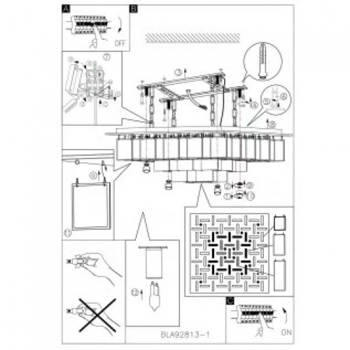 Люстра Eglo HORNWOOD 43425