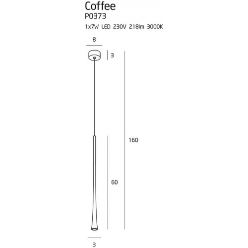 Люстра MAXlight COFFEE P0373