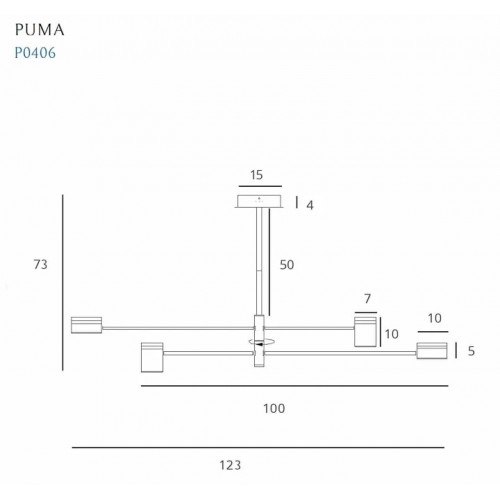 Люстра MAXlight TORO P0385
