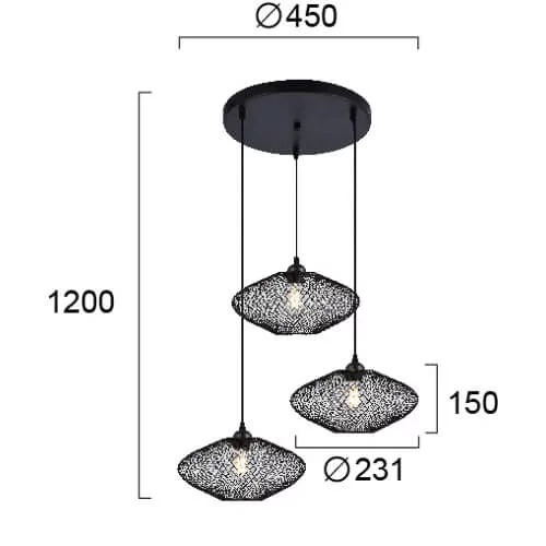 Люстра Viokef ARGO ELECTRA 4251800