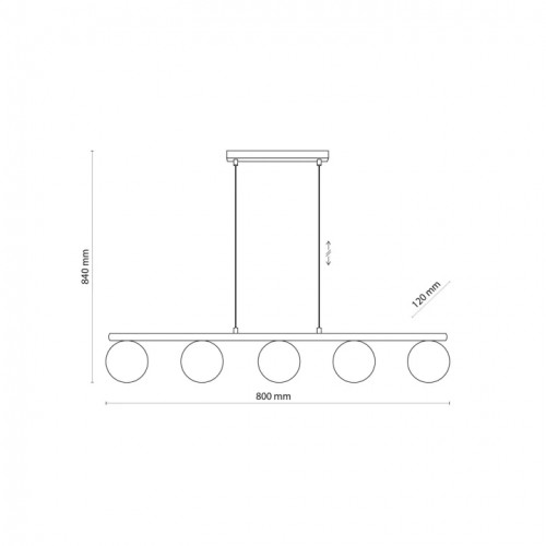 Люстра TK Lighting ESTERA WOOD 4623