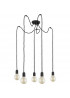 Люстра TK Lighting QUALLE BLACK 2362