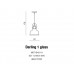 Люстра AZzardo DARLING GLASS 1 AZ2143 (MD719401A)