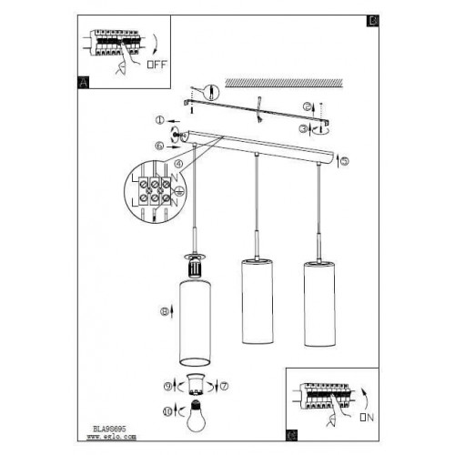 Люстра Eglo SELVINO 98695