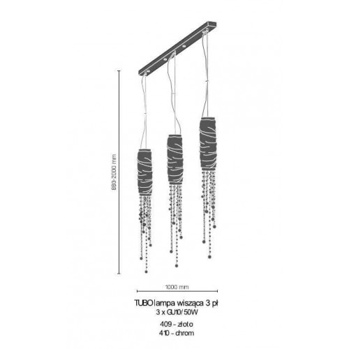 Стельовий світильник Nowodvorski VESPA BLACK 8840