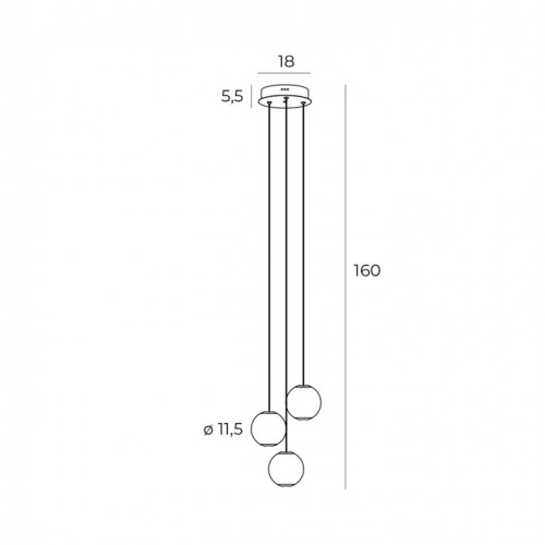Люстра MAXlight NOBILE P0479