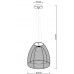 Люстра Zuma Line PICO MD9023-1L/BLACK