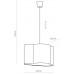 Люстра TK Lighting CLOUD MIĘTOWY PASTELOWY 6076