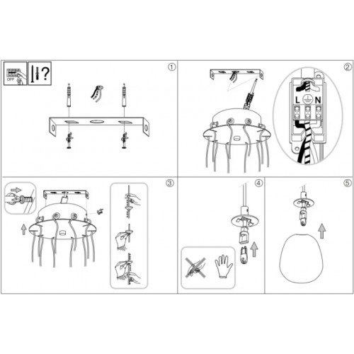 Люстра Ideal Lux KAROUSEL 206394