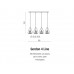 Люстра AZzardo GORDON 4 Line AZ2170 (MD160020054ABK)