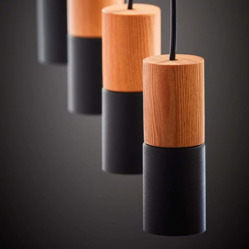 Люстра TK Lighting ELIT BLACK WOOD 6311