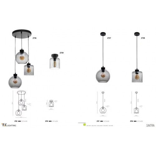 Люстра TK Lighting SINTRA 2736