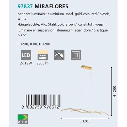 Люстра Eglo Miraflores 97837
