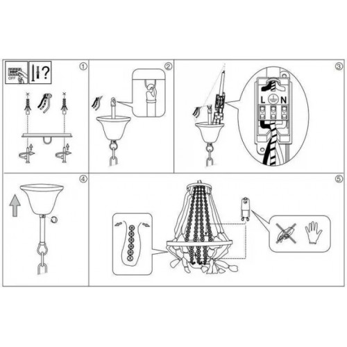 Люстра Ideal Lux CAESAR 114279