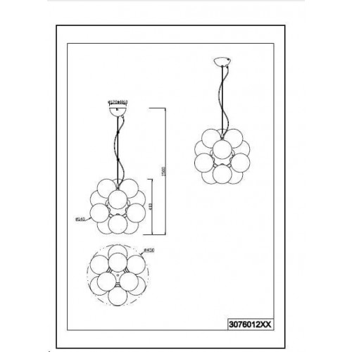 Люстра Trio ALICIA 307601206
