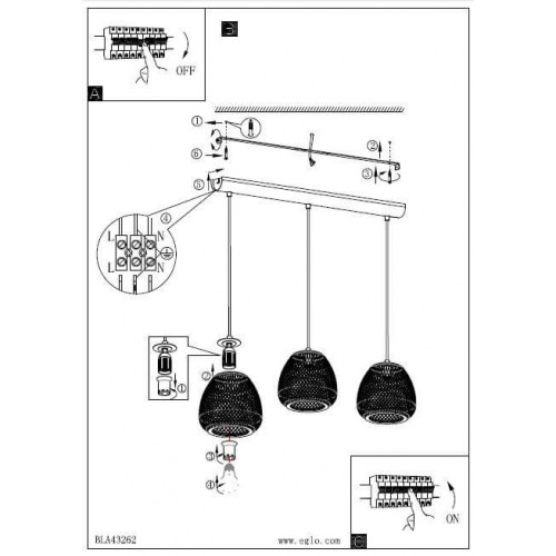 Люстра Eglo DEMBLEBY 43266