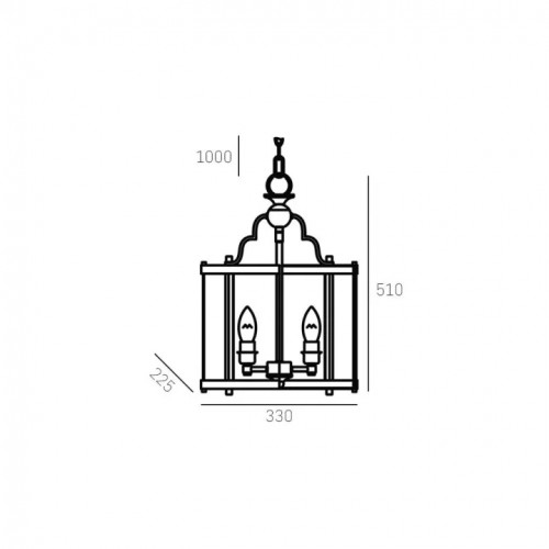 Люстра CosmoLight New York P04567CH
