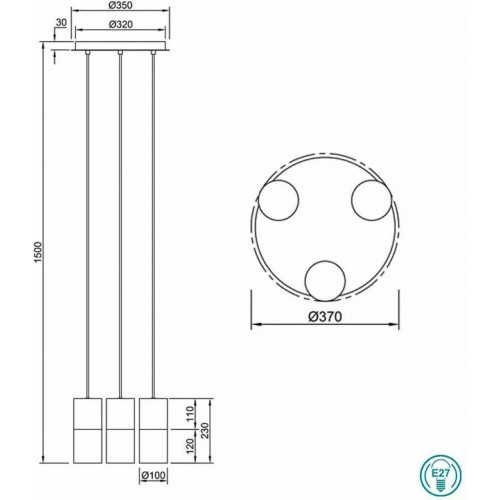 Люстра Trio ROBIN 310630354