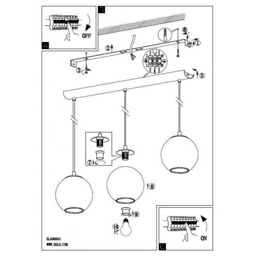 Люстра Eglo ARISCANI 98652