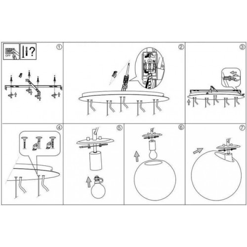 Люстра Ideal Lux MAPA FADE 140759