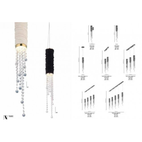 Люстра Amplex TUBO 407 (8831)