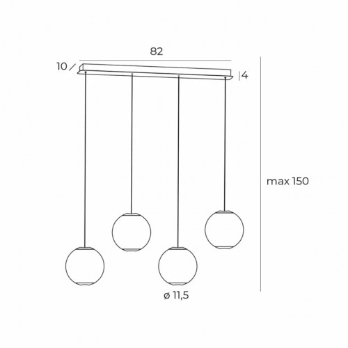Люстра MAXlight NOBILE P0480