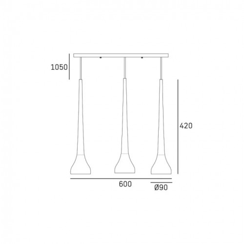 Люстра CosmoLight Cairo P06496WH AG