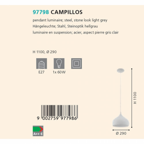 Люстра Eglo CAMPILLOS 97798