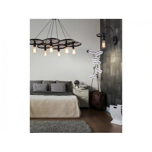 Люстра AZzardo RANCH 3 AZ1649 (MD711923BK)