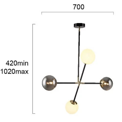 Люстра Viokef CROSS 4254800