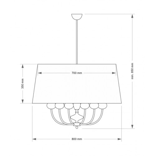 Люстра Ideal Lux FRIDA 139432