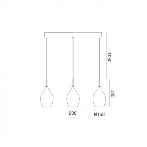Люстра CosmoLight Kuala Lumpur P03571BK