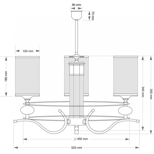 Люстра Eglo ALVAREDO 96425
