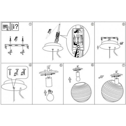Люстра Ideal Lux MAPA RIGA 161365