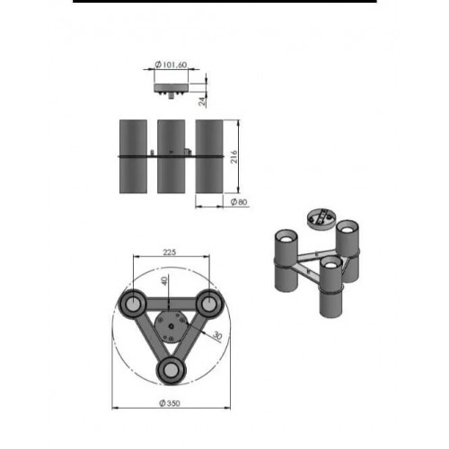 Люстра Pikart BINO 6M 30685-3
