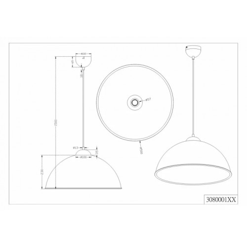 Люстра Trio ROMINOII 308000132