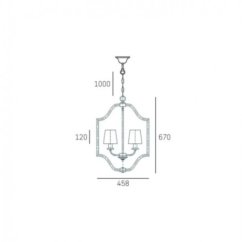 Люстра CosmoLight Orlando P04820CH