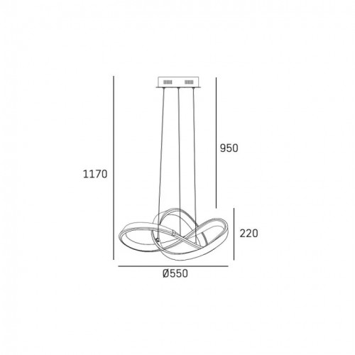 Люстра CosmoLight Tokyo P01670CH