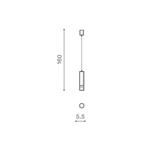 Люстра AZzardo GALILEO 1 PENDANT 3000K AZ4069