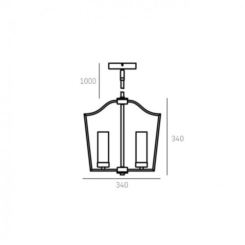 Люстра CosmoLight DUBLIN P04148BZ