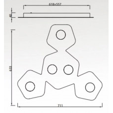 Люстра Eglo ROCCAFORTE 97857