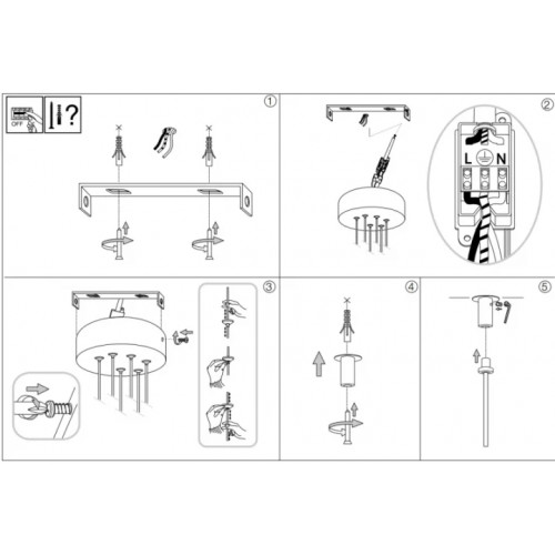Люстра Ideal Lux FISH 196992