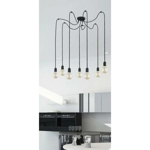 Люстра TK Lighting QUALLE BLACK 2363